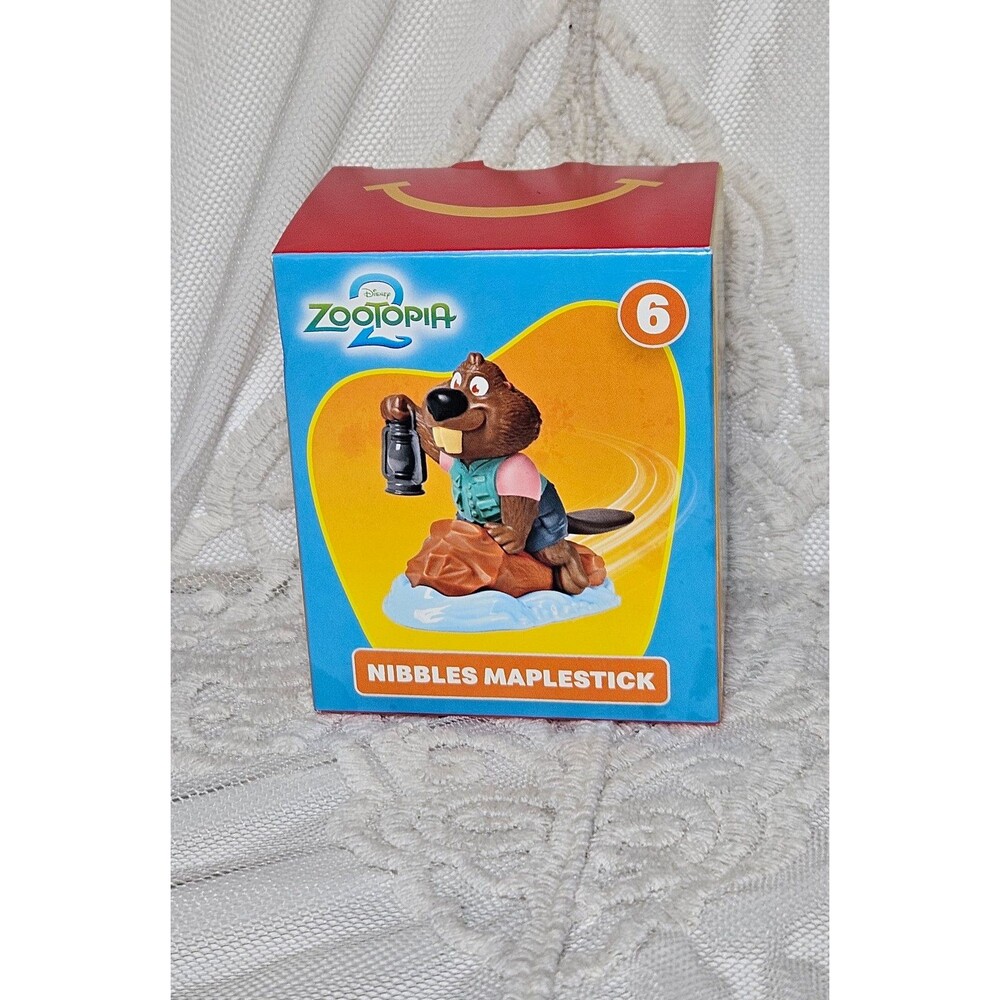 Disney Zootopia 2 Nibbles Maplestick #6 McDonald's Happy Meal Toy New in Box